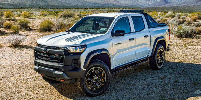 A 2026 Chevrolet Colorado parked in a field near St. Clairsville, OH