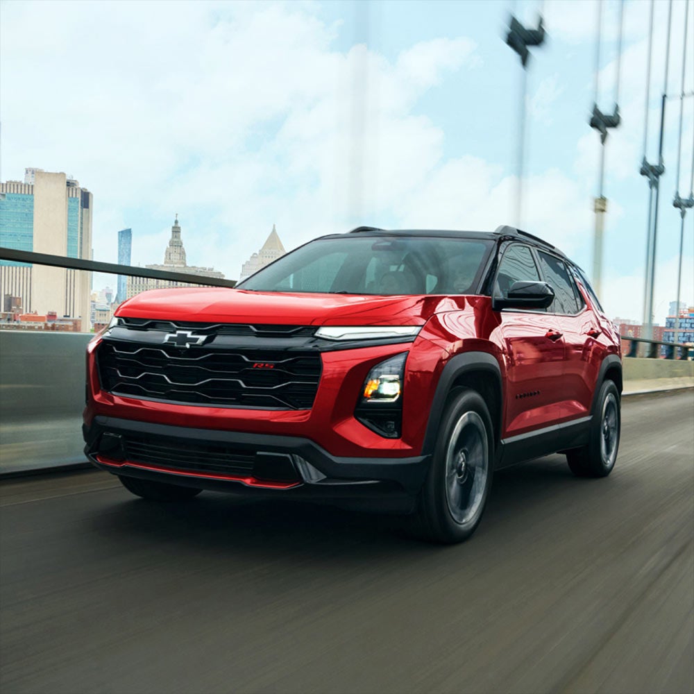 Chevrolet Equinox driving city view