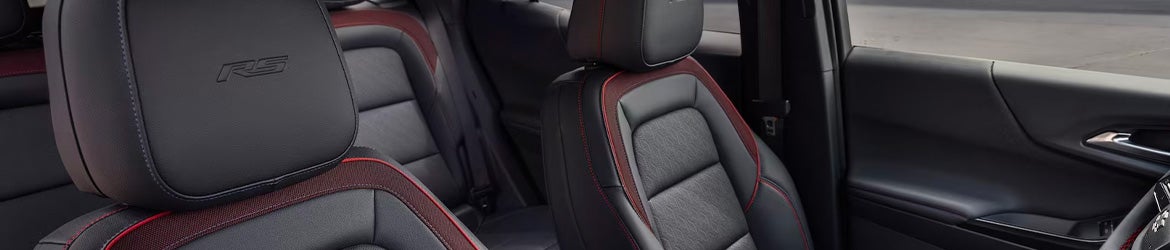 2026 Chevrolet Equinox seating in St. Clairsville, OH, featuring spacious seating for 5 with comfortable materials, including available contrast stitching and durable upholstery for everyday drives and long trips.